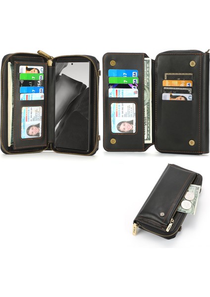 Samsung Galaxy NOTE20 Ultra Için Fermuarlı Cüzdan Kılıf (Yurt Dışından) fırsatları