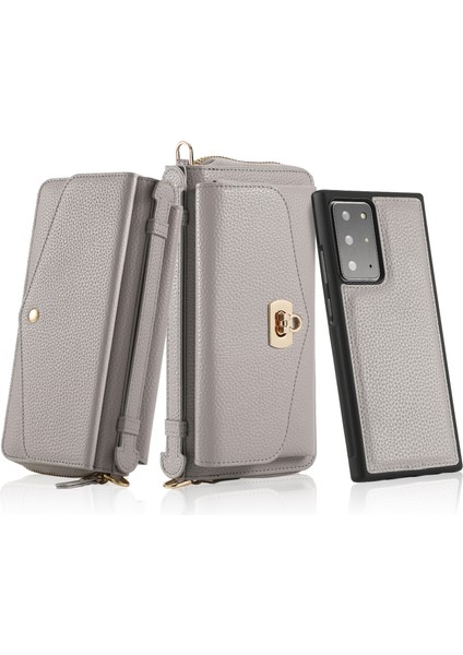 Samsung Galaxy NOTE20 Ultra Için Fermuarlı Cüzdan Kılıf (Yurt Dışından) modelleri