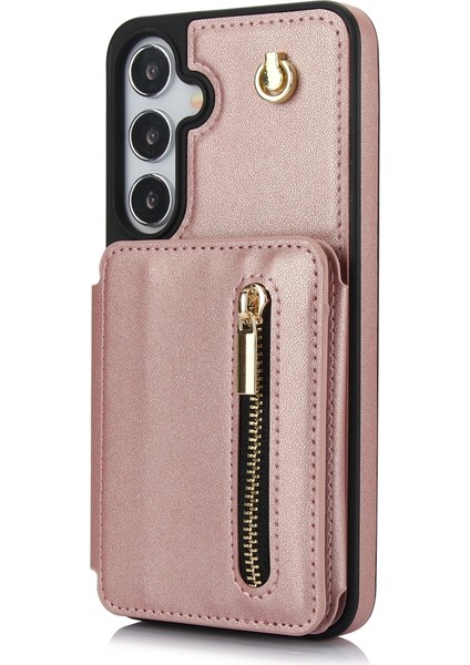 Samsung Galaxy S24+ 5g Için Fermuarlı Kart Çantası Telefon Kılıfı (Yurt Dışından) fiyatları