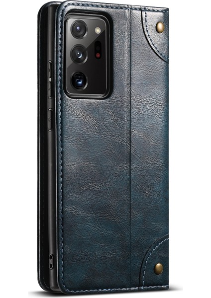 Samsung Galaxy NOTE20 Ultra Için Barok Basit Çevirme Deri (Yurt Dışından) indirimleri