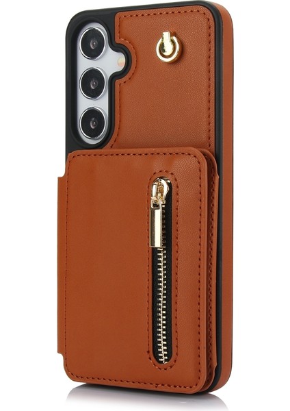 Samsung Galaxy S24+ 5g Için Fermuarlı Kart Çantası Telefon Kılıfı (Yurt Dışından) fiyatları