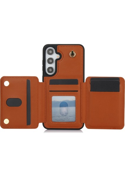 Samsung Galaxy S24+ 5g Için Fermuarlı Kart Çantası Telefon Kılıfı (Yurt Dışından) fırsatları