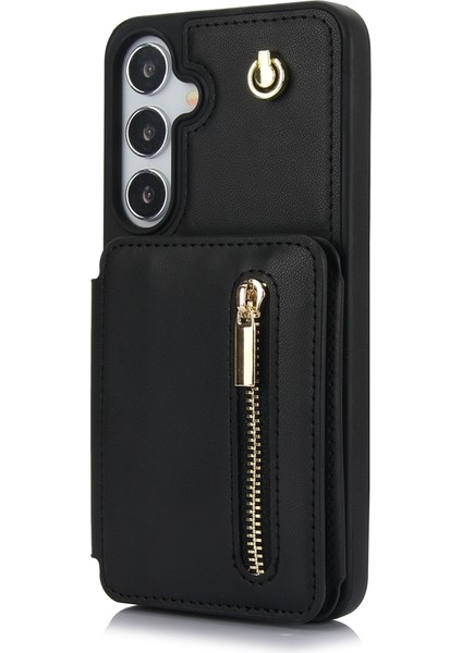 Samsung Galaxy S24+ 5g Için Fermuarlı Kart Çantası Telefon Kılıfı (Yurt Dışından) fiyatları