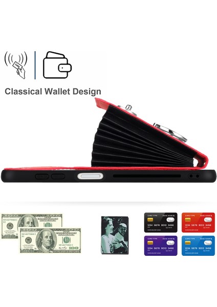 Samsung Galaxy A15 4g Için Crossbody Kart Çantası Kılıfı (Yurt Dışından)