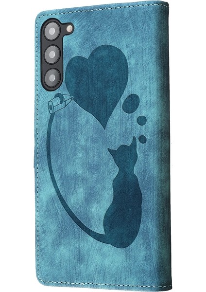 Samsung Galaxy S23 5g Için Kalem Kalp Kedi Pu Kılıf (Yurt Dışından) fırsatları
