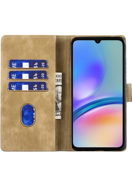 Samsung Galaxy A55 5g Için Kalem Kalp Kedi Pu Kılıf (Yurt Dışından)