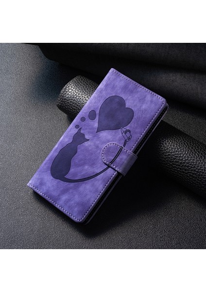 Samsung Galaxy A53 5g Için Kalem Kalp Kedi Pu Kılıf (Yurt Dışından) fiyatları