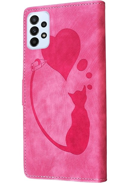 Samsung Galaxy A52 5g / A52S 5g Için Kalem Kalp Kedi Pu Kılıf (Yurt Dışından) indirimleri