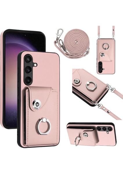 Samsung Galaxy S24 5g Için Crossbody Kart Çantası Kılıfı (Yurt Dışından)
