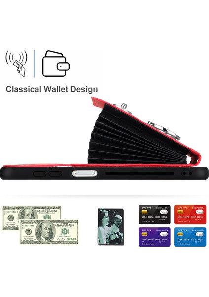 Samsung Galaxy A24 4g Için Crossbody Kart Çantası Kılıfı (Yurt Dışından)