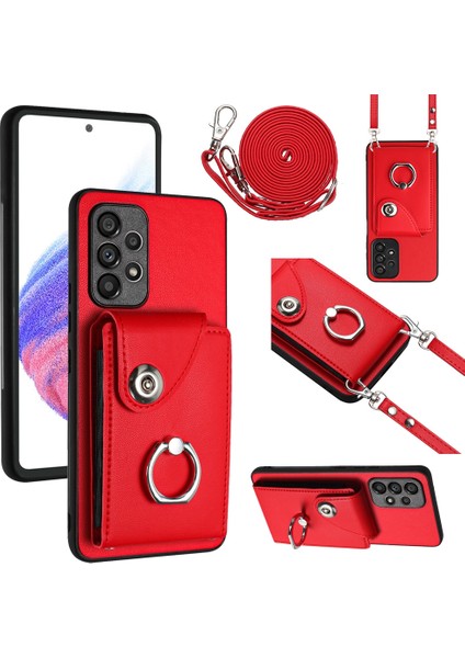 Samsung Galaxy A53 5g Için Crossbody Kart Çantası Kılıfı (Yurt Dışından)