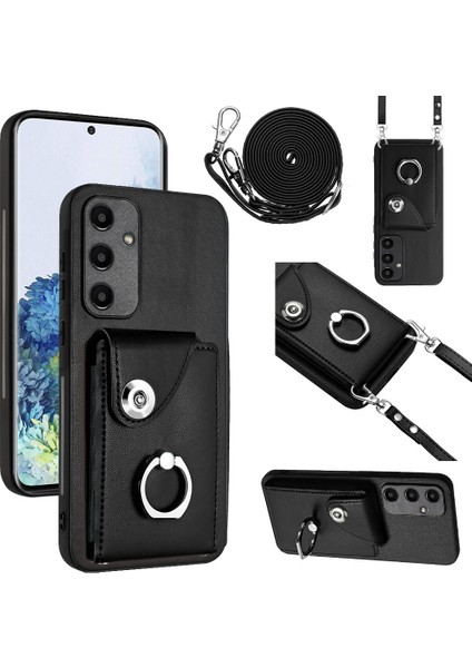 Samsung Galaxy A35 Için Crossbody Kart Çantası Kılıfı (Yurt Dışından)