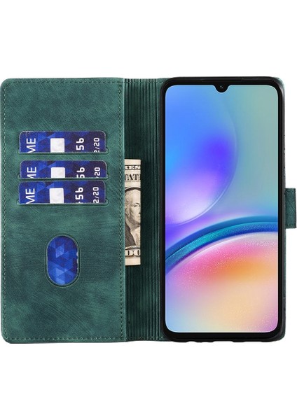 YKD Store Samsung Galaxy A05S Için Kalem Kalp Kedi Pu Kılıf (Yurt Dışından)