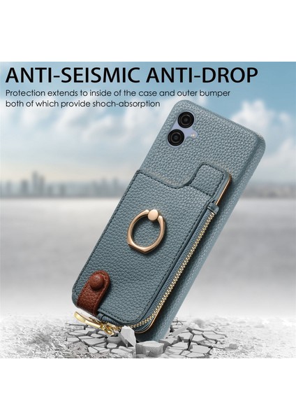Samsung Galaxy A04E Için Deri Cüzdan Telefon Kılıfı (Yurt Dışından)