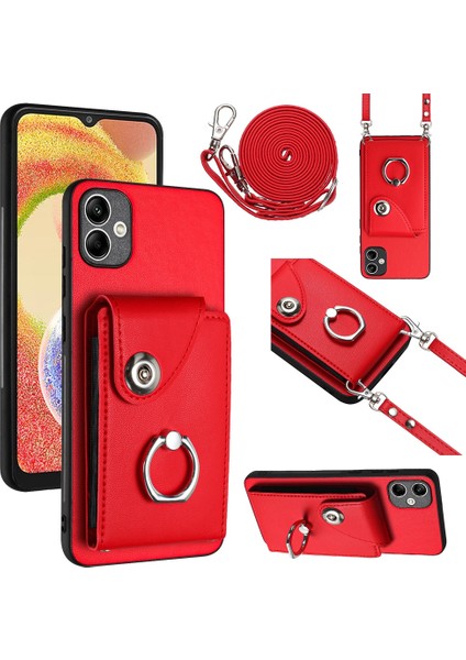 Samsung Galaxy A04 4g Için Crossbody Kart Çantası Kılıfı (Yurt Dışından)