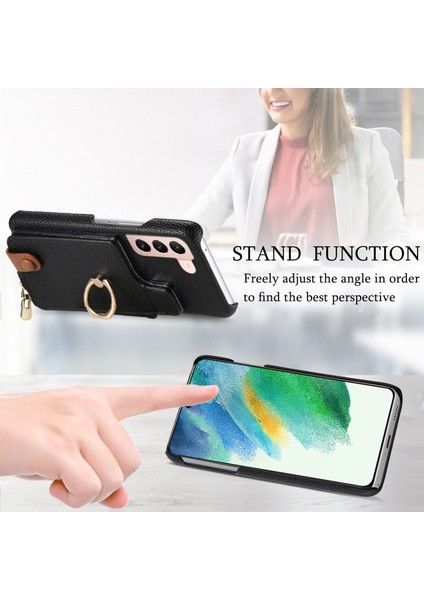 Samsung Galaxy S21+ 5g Için Deri Cüzdan Telefon Kılıfı (Yurt Dışından)