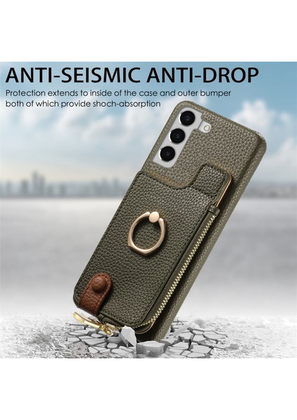 Samsung Galaxy S22+ 5g Için Deri Cüzdan Telefon Kılıfı (Yurt Dışından)
