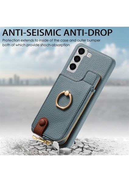 Samsung Galaxy S22+ 5g Için Deri Cüzdan Telefon Kılıfı (Yurt Dışından)