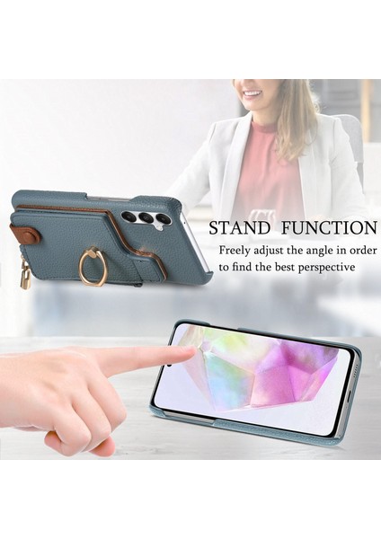 Samsung Galaxy A35 Için Deri Cüzdan Telefon Kılıfı (Yurt Dışından) indirimleri