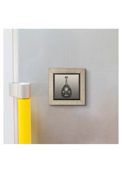 Ud Şeklinde Harfler Baskılı Mdf MAGNETKH-213BUZDOLABI Süsü modelleri