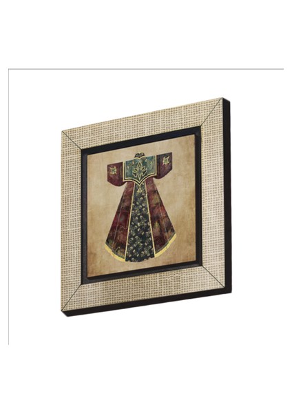 Osmanlı Saray Kaftanı Baskılı Mdf MAGNETKRT-083BUZDOLABI Süsü