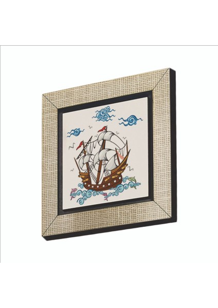 Gemi Baskılı Mdf MAGNETKRG-130BUZDOLABI Süsü