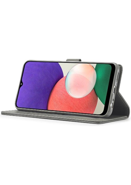 Samsung Galaxy A22 5g Kart Yuvaları Cüzdan Buzağı Doku Yatay (Yurt Dışından) modelleri