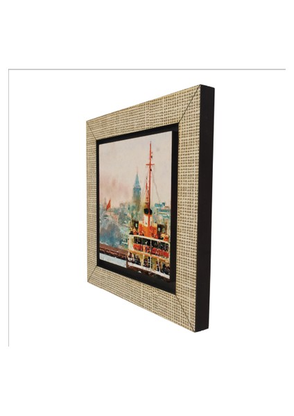 Istanbul Vapur Baskılı Mdf MAGNETKRT-033BUZDOLABI Süsü indirimleri