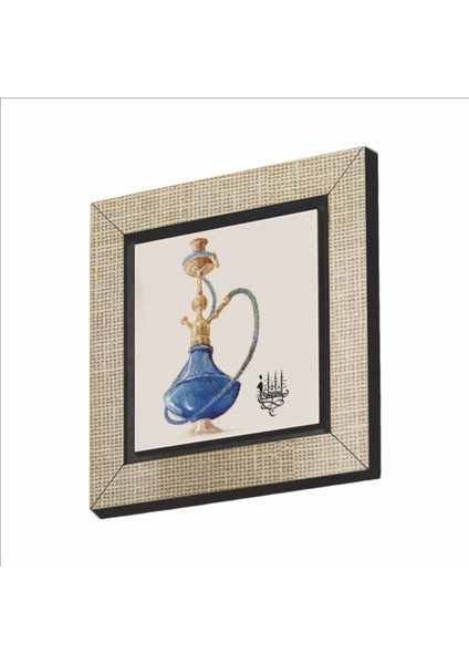 Istanbul Nargile Baskılı Mdf MAGNETKRT-058BUZDOLABI Süsü