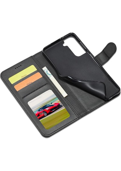 Samsung Galaxy S21 Artı Kart Yuvaları Cüzdan Buzağı Doku Flip Case (Yurt Dışından) fırsatları