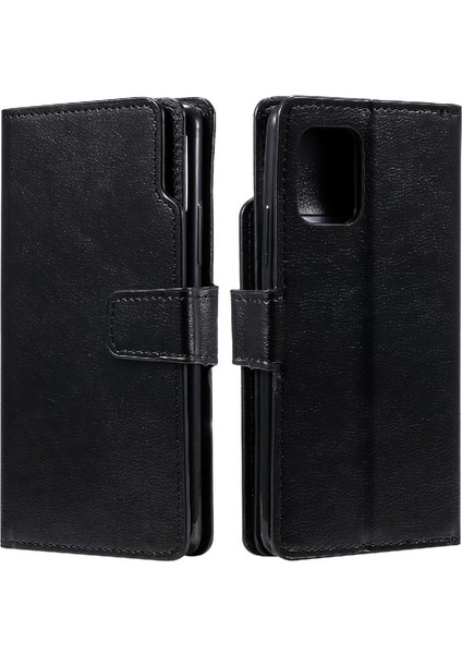 Samsung Galaxy Case 5g Kickstand Cüzdan 9 Kart Yuvaları Pu Deri Kılıf (Yurt Dışından)