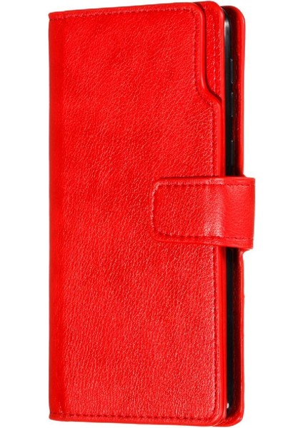 Samsung Galaxy A21 Cüzdan 9 Kart Yuvaları Için Kılıf Kickstand Manyetik Pu (Yurt Dışından) fiyatları