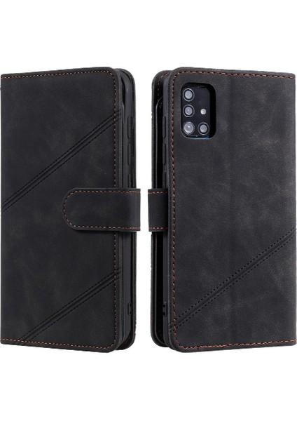 Samsung Galaxy A71 4g Için Kılıf Cüzdan Flip Folio Pu Deri Manyetik Kart (Yurt Dışından)