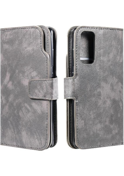 Samsung Galaxy S20 Fe Pu Deri Kickstand Manyetik Cüzdan 9 Kart (Yurt Dışından)