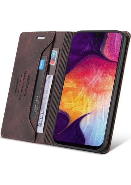 Samsung Galaxy A50/A50S/A30S Iki Kart Yuvaları Premium Deri (Yurt Dışından)