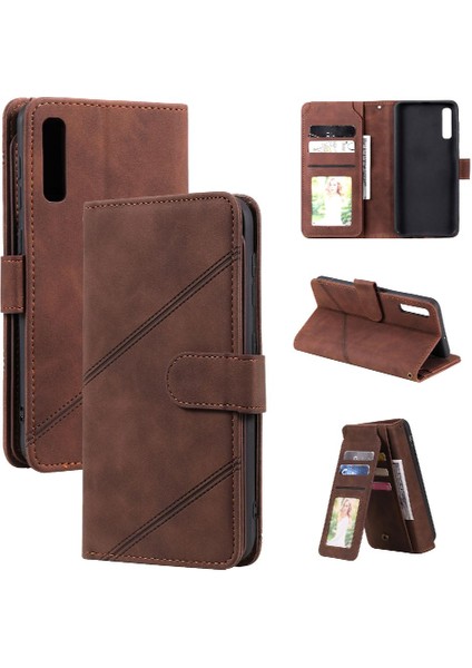 Samsung Galaxy A50/A50S/A30S Bileklik Manyetik Cüzdan Flip Folio Için Kılıf (Yurt Dışından)