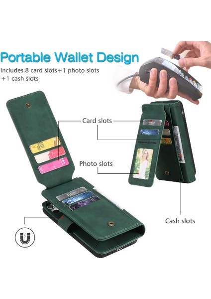 Samsung Galaxy S23 Kart Tutucu Için Kickstand Pu Deri Bileklik (Yurt Dışından) indirimleri