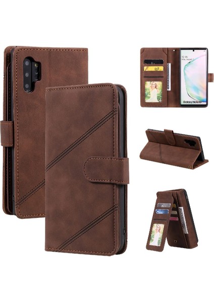 Samsung Galaxy Not 10 Artı Cüzdan Flip Folio Pu Deri Kart (Yurt Dışından)