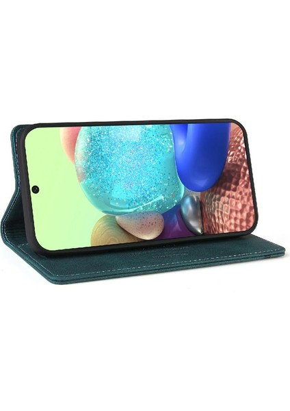 Samsung Galaxy A71 4g Kickstand Iki Kart Yuvaları Premium Deri (Yurt Dışından)