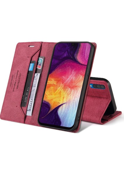 Samsung Galaxy A50/A50S/A30S Iki Kart Yuvaları Premium Deri (Yurt Dışından)