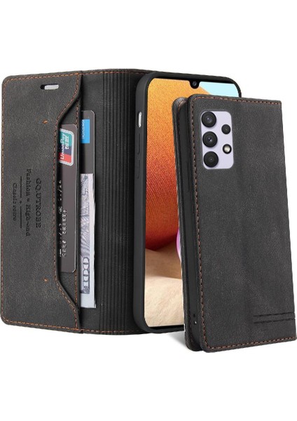 Samsung Galaxy A32 4g Premium Deri Premium Deri Kickstand Için Kılıf (Yurt Dışından) indirimleri