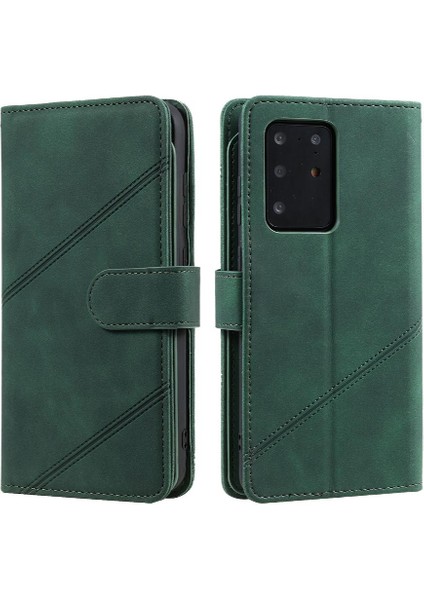 Samsung Galaxy S20 Ultra Pu Deri Manyetik Kart Tutucu Cüzdan (Yurt Dışından)