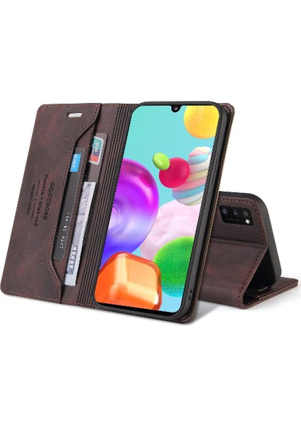 Samsung Galaxy Two Iki Kart Yuvaları Kickstand Premium Deri Için Kılıf (Yurt Dışından)