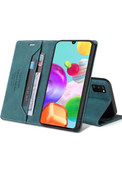 Samsung Galaxy Two Iki Kart Yuvaları Kickstand Premium Deri Için Kılıf (Yurt Dışından)