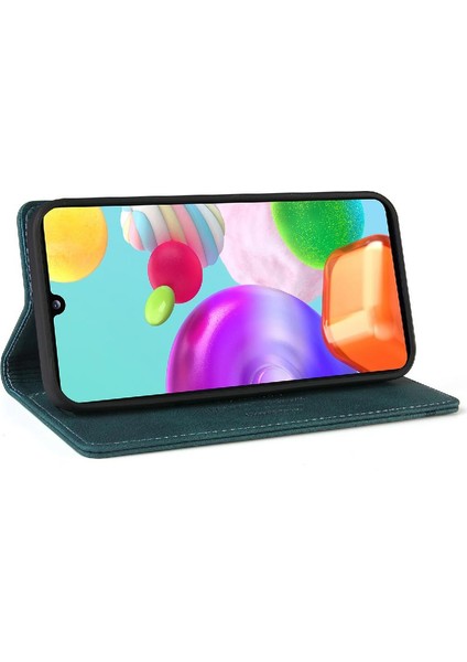 Samsung Galaxy Two Iki Kart Yuvaları Kickstand Premium Deri Için Kılıf (Yurt Dışından)