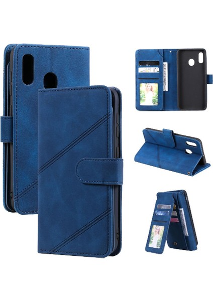 Samsung Galaxy A20/A30 Manyetik Bileklik Kart Tutucu Kickstand Için Kılıf (Yurt Dışından)