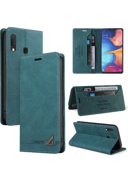 Samsung Galaxy A21S Premium Deri Kickstand Premium Deri Kılıf (Yurt Dışından)