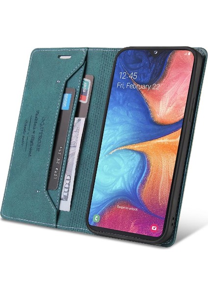 Samsung Galaxy A21S Premium Deri Kickstand Premium Deri Kılıf (Yurt Dışından) fırsatları