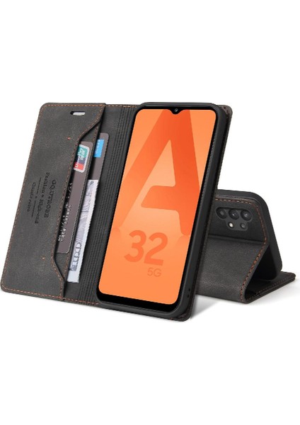 Samsung Galaxy A32 5g Premium Deri Iki Kart Yuvaları Premium (Yurt Dışından) modelleri