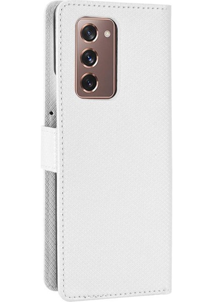 Samsung Galaxy Z Için Kılıf Fold 2 Kapak Kickstand Manyetik Cüzdan Kart (Yurt Dışından) indirimleri